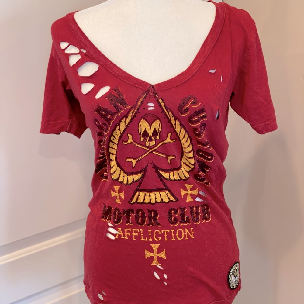 Affliction American customs tee med top